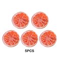 thumbnail image 4 of Wweixi 5pack/lot Long-lasting PVC Fruit Slice Model For Store Samples Mall Emissions Watermelon Slices 5, 4 of 6