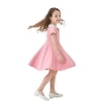 thumbnail image 3 of Ketyyh-chn99 Robes Fille Été Robes d'Été Été Manches Longues Robe Courte Princesse Jupe Tutu Sans Manches Robe d'Été Rose,7-8 Ans, 3 of 5
