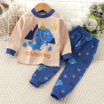 thumbnail image 2 of Pisexur Tenue d'Automne pour Bébé Fille Garçon, Ensemble de Pyjama pour Tout-Petits Garçons Filles, Mode Décontractée, Floral, Col Rond, Manches Longues, Chandail à Enfiler et Pantalon, Tenue de Nuit, Ensemble 2 Pcs pour Enfants, 3 Mois à 6 Ans, 2 of 3