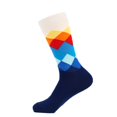 thumbnail image 1 of SNNROO Unisex Fashion Trend Diamond Medium Tube Socks Fashionable And Comfortable Socks, 1 of 3