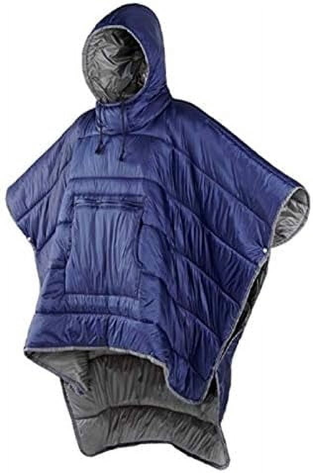 Portable Water-Resistant Camping Sleeping Bag Cloak Style Lazy Sleeping Bag Winter Poncho
