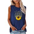 thumbnail image 1 of Birdeem Womens Sleeveless Top V-Neck Pullover Printing Vest, 1 of 4