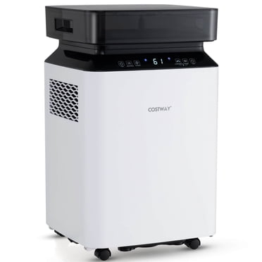 Costway 70 Pint Dehumidifier for Basement with Continuous & Auto Mode Large Water Tank