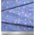 thumbnail image 3 of Soimoi Rayon Fabric Leaves Printed Fabric 1 Yard 42 Inch Wide, 3 of 3