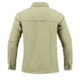 thumbnail image 3 of Dagugfen Plus Size Mens Shirts Button down Long Sleeve Loose Stretch Casual Work Tops with Pockets, 3 of 7