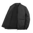thumbnail image 2 of KIHOUT Mens Winter Jacket Casual Solid Color Stand Collar Zipper Windproof Keep Warm Long Sleeve Jacket Coats,Size M-6XL, 2 of 4