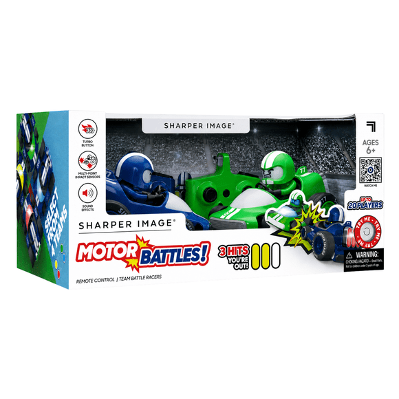 Sharper Image Motor Battles, RC Team Battle Racers Navy and Green
