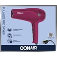 thumbnail image 4 of Séchoir à Cheveux Conair Céramique Tourmaline Format Régulier Pro, Cordon Rétractable, 1875 W, Fuchsia, 1 Pc, 4 of 4