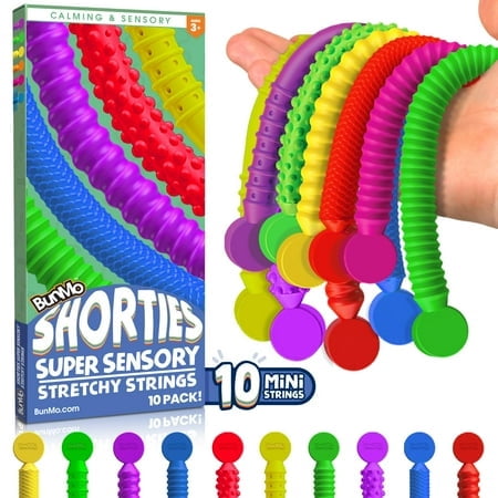 Lot De 8 Bâtons Sensoriels Antistress – Silicone Texturé – Autisme TDAH Anxiété – Cadeau Pour Enfants Et Adultes