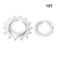 thumbnail image 4 of Fixed Gear Mountain Bike Wheel Cogs Cogs Lock Ring MTB Bicycle Sprocket Lock Rings Maintenance Cycling Crankset Accessories Replacing Parts 15T, 4 of 9