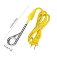 thumbnail image 3 of Aufmer 4 Pcs Stainless Steel Travel Water Heater, 600W Instant Heating Rod for Small Containers, Foldable Plug, 39.37in Length(Yellow), 3 of 6