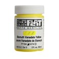thumbnail image 2 of Golden Soflat Matte Acrylic, 2 Oz. Jar, Bismuth Vanadate Yellow, 2 of 4