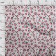 thumbnail image 3 of oneOone Polyester Spandex Pink Fabric Floral Sewing Material Print Fabric By The Yard 56 Inch Wide, 3 of 4