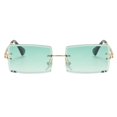 thumbnail image 2 of Milaget Fashion Small Square Frameless Green, 2 of 7