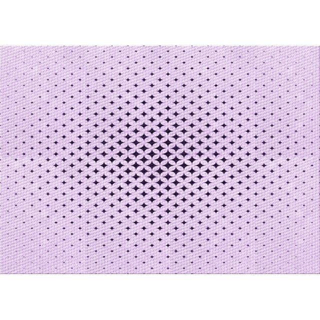 Ahgly Tapis Rectangulaire Lavable en Machine Orchidée Violet, 5 Pieds x 7 Pieds