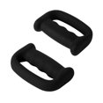 thumbnail image 2 of koolsoo 2 Pcs Haltères de Boxe Prise en Forme de D Poids à Main pour Exercices d'Aérobic Marche Noir, 2 of 9