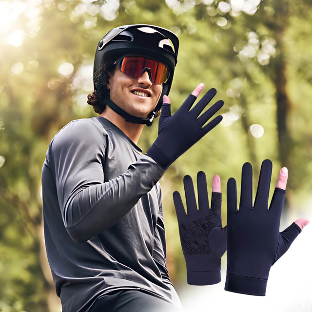 Fishing Gloves Outdoor Gloves Bike Riding Gloves Fishing Gloves for Men and Women Driving Gloves for Hiking and Sun Gloves Non-Slip Feel Screen Interface for Kayaking Biking Rowing