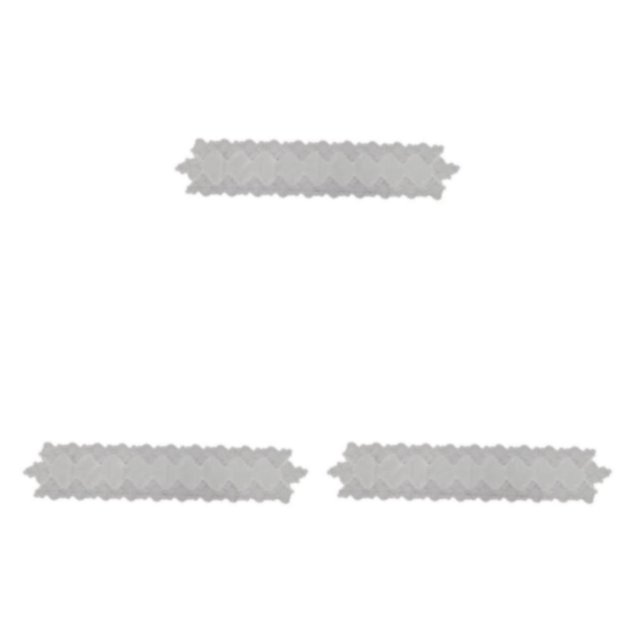 QualitChoice Simple Embroidery Table Runner White Lace Tablecloth Fabric Dining Tea Exquisite Kitchen Decoration White 35*270 cm 3PCS