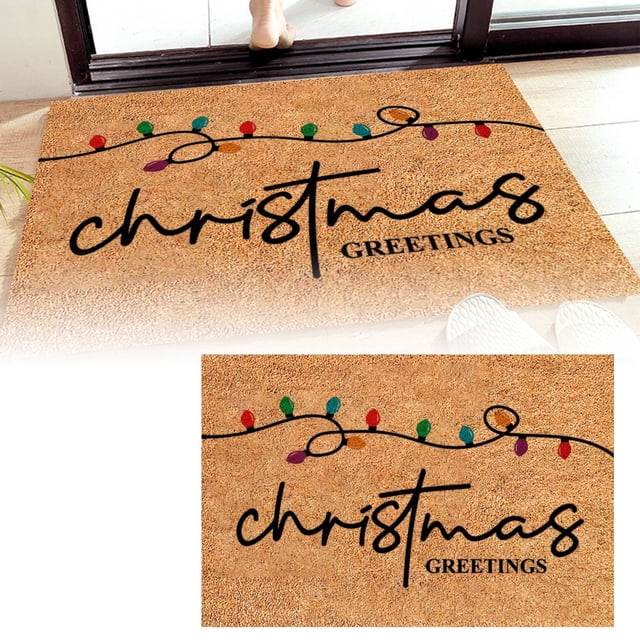 Merry Christmas Carpet Christmas Welcome Carpet Photo Props Mat Christmas Snowman Snowflake Carpet Christmas Mat Large Throw Blankets Large Carpet 5x7 Rug Bedroom Area Rugs 5x7 Bed Throw Throws And