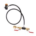 thumbnail image 2 of Refill Adapter For , Soda Maker Connector Charging Adapter CO2 Hose With Gauge, CO2 Cylinder Refill Connector Beer For Soda, 2 of 8