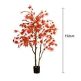 thumbnail image 2 of Maple Tree Artificiel, Décorations d'Automne Maple Tree Prééclairées 4/5/6 Pi avec pot pour Intérieur Extérieur Récolte d'Automne Halloween Action de Grâce, 2 of 6
