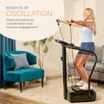 thumbnail image 4 of Lifepro Rhythm Vibration Plate Exercise Machine with Handles – Full Body Vibrating Plate for Lymphatic Drainage, Circulation & Recovery – Home Weight Loss Exercise Machine - Black, 4 of 8