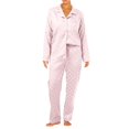 thumbnail image 1 of Ensemble de Pyjama Long en Soie Glacée pour Femmes, 1 of 3