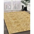 thumbnail image 2 of Ahgly Company Tapis d'Intérieur Carré Abstrait Orange Or Zone Orientale, 7' Carré, 2 of 6