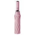 thumbnail image 2 of Maytalsory Folding Umbrella Reflective Stripe Umbrellas Waterproof Sunshade for No LED/Pink 1Set, 2 of 6