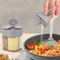 thumbnail image 2 of Leodye 1PCS Four In One Seasoning Box Kitchen Flip Transparent Seasoning Jar Portable Spice Container for Outdoor Barbecue Camping and Daily Cooking -2.56*3.35IN, 2 of 5