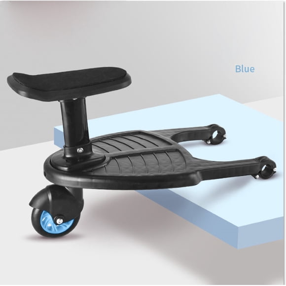 Agiferg Planche à Roulettes pour Poussette, Marchepied de Sécurité et de Confort pour Enfants jusqu'à 25 kg