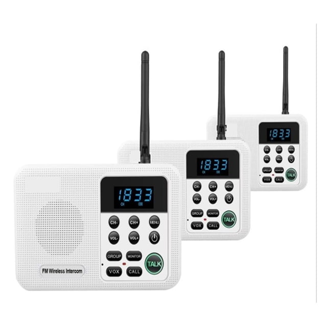 1 Mile Long Range Wireless Intercom System For Home House Business Offices Room To Room Communicate.