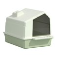 thumbnail image 2 of GROWTH TANK Cat Litter Box Toilet Full Enclosed Anti Splashing Large Sand Box Container with Green, 2 of 9