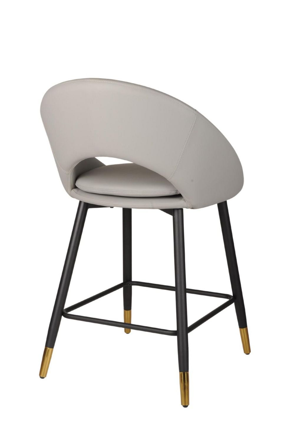 Tabouret de Bar Valentina, Ensemble de 2, Gris