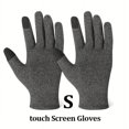 thumbnail image 2 of AIGIA Touch Screen Compression Arthritis Gloves Comfortable Fit for Men Women Full Finger for Rheumatoid Osteoarthritis, 2 of 11