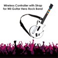 thumbnail image 3 of POINTERTECK Wireless Controller with Strap for Wii Guitar Hero Rock Band 3 2 (White), 3 of 9