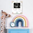 thumbnail image 4 of Hatzelou Baby Sonogram Picture Frame, Elephant Design Sonogram Frame, Pregnancy Milestone Keepsake 4.3 * 5.3 IN Photos, 4 of 6