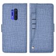 thumbnail image 4 of OnePlus 8 Pro Case, iCoverCase Genuine Leather Wallet Case Slim Fit Folio Book Design with Stand and Card Slots Flip Case Cover for OnePlus 8 Pro (Blue), 4 of 5
