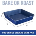 thumbnail image 4 of Granitestone Nonstick Blue Square Bake Pan 9.5" – Oven and Dishwasher Safe, 4 of 6