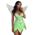 thumbnail image 2 of Gupgi Robe MIni à Paillettes avec Ailes pour Femmes Halloween Forêt Fairy Costume, 2 of 10