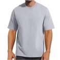 thumbnail image 1 of Taqqpue Men's UPF 50+ Sun Protection Shirts Swim SPF UV Quick Dry Short Sleeve T-Shirts for Athletic Fishing Rash Guard Performance Shirt, 1 of 3