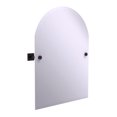 thumbnail image 1 of Montero Collection Contemporary Frameless Arched Top Tilt Mirror with Beveled Edge, 1 of 3