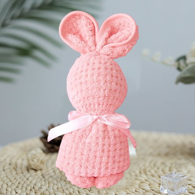 Dvkptbk Rabbit Towels Towel Household Face Towel Highly Absorbent Towel Filled Household Multifunctional Face Towel Wedding Gift Home Decoration