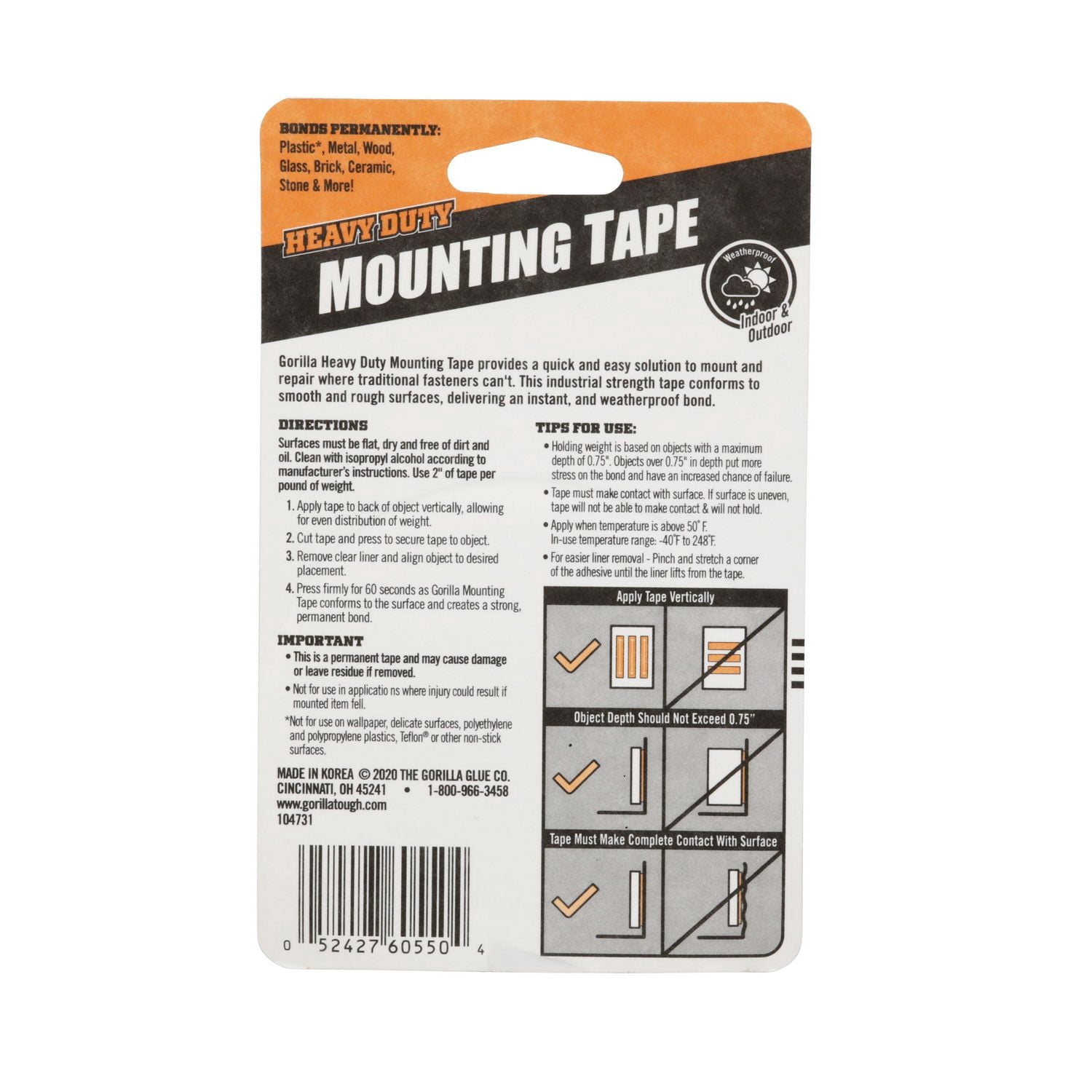 Heavy Duty Mounting Tape