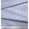 thumbnail image 2 of Soimoi Green polyester Crepe Fabric Polka Dots Print Fabric by the Yard 42 Inch Wide, 2 of 3