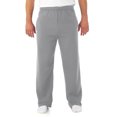 thumbnail image 1 of Jerzees Mens NuBlend Pocketed Open-Bottom Sweatpants, XL, Oxford, 1 of 2