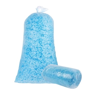 simhoa Recharge de Mousse Mémoire Déchiquetée, Remplissage en Mousse de Pouf pour Coussin, Chaise Longue, Oreillers 1 kg