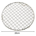 thumbnail image 3 of BUYISI Filet de Barbecue Rond en Acier Inoxydable 15Cm-60Cm avec Pied, Grille de Refroidissement, Support de Barbecue pour Camping Extérieur 30.5cm/, 3 of 7