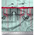 thumbnail image 1 of Soimoi Green Satin Silk Fabric Umbrella & Wild Animal Skin Decor Fabric Printed BTY 42 Inch Wide, 1 of 3