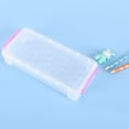 thumbnail image 4 of Boovnll Plastic Pencil Box - Large Capacity Stackable Clear Snap-Tight Lid Pencil Box for Pencil Markers - Storage Box for Home, Office Supplies, Pencil Case, 4 of 4